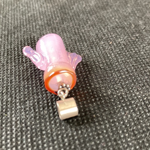 Pink Clear Glass💕Angel 💕Pendant - Picture 4 of 5